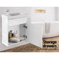 400mm Bathroom Vanity Basin Cabinet Sink Storage Wall Hung Ceramic Basins Wall Mounted White