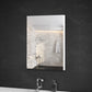 Bathroom Vanity Mirror with Storage Cabinet - White