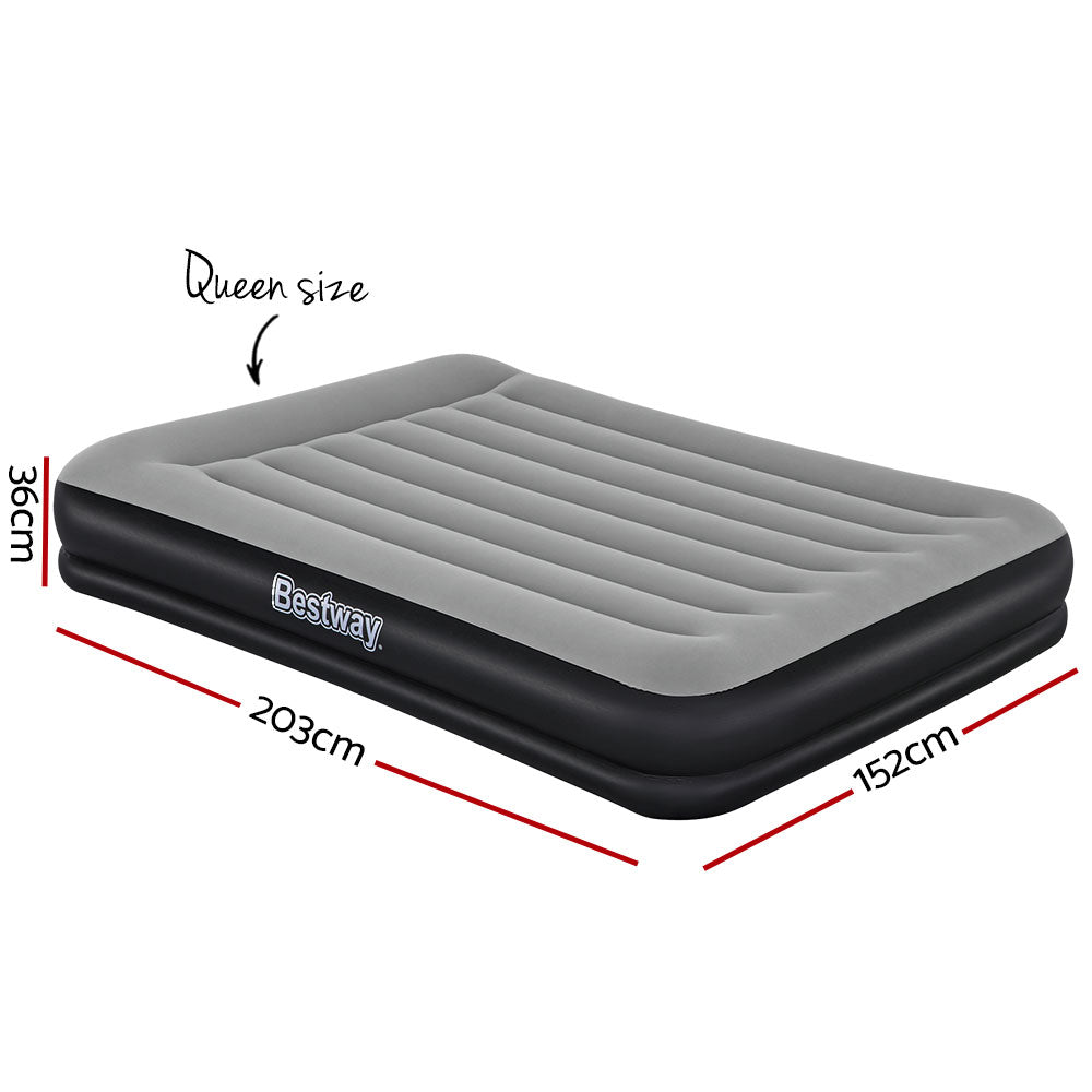 Factory Buys Air Bed Beds Mattress Premium Inflatable Built-in Pump - Queen