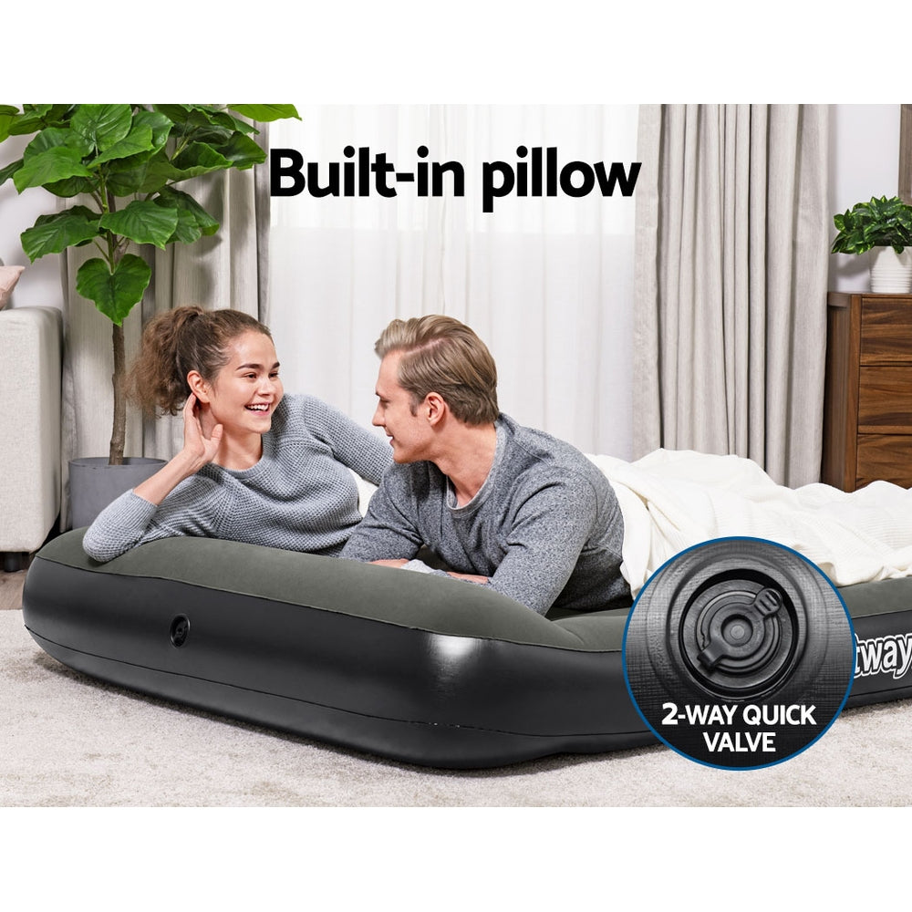 Factory Buys Air Mattress Inflatable Bed 30cm Airbed - Grey Double