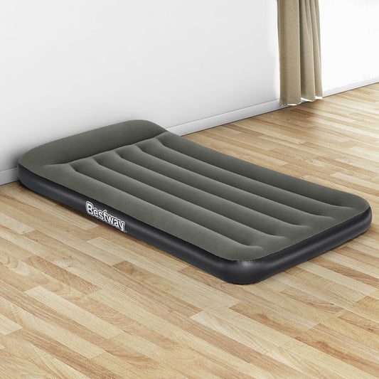Air Mattress Single Inflatable Bed 30cm Airbed Grey