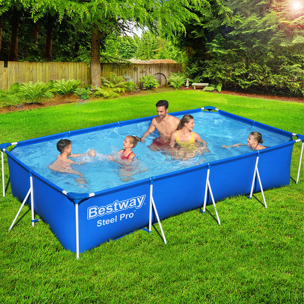 Bestway Swimming Pool Above Ground Heavy Duty Steel Pro Frame Pools 4M