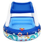 Factory Buys Kids Play Pools Above Ground Inflatable Swimming Pool Canopy Sunshade
