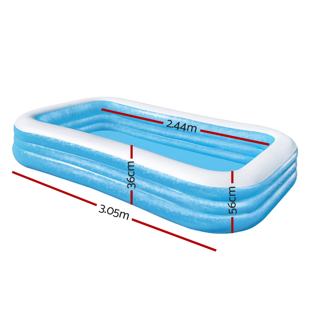 Factory Buys 3-Ply Inflatable Kids Above Ground Swimming Pool