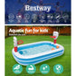 Factory Buys Kids Pool 251x168x102cm Inflatable Above Ground Swimming Play Pools 636L