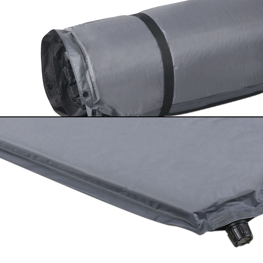 Self Inflating Mattress - Grey Double