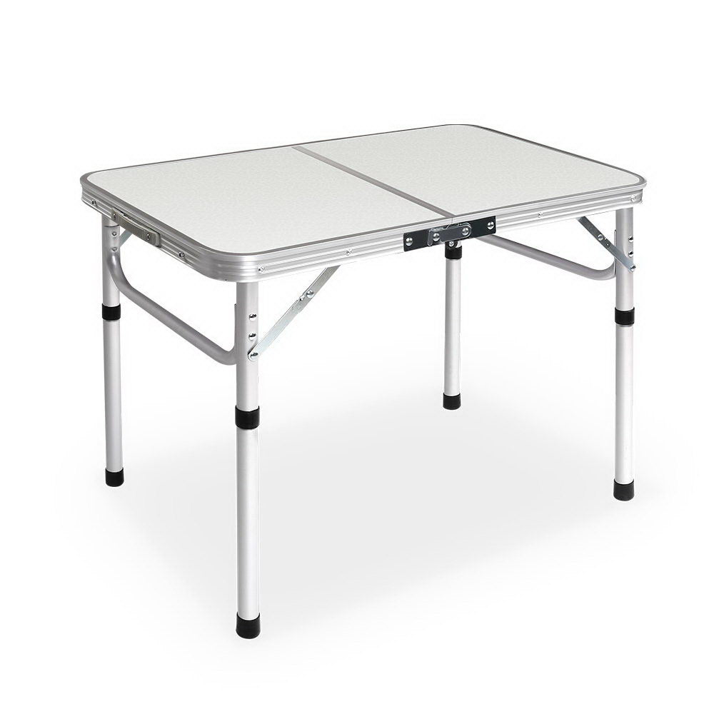 Folding Camping Table 90CM Adjustable Portable Outdoor Picnic Desk