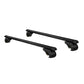 Universal Car Roof Rack 1080mm Cross Bars Aluminium Black Adjustable  Car 90kgs load Carrier