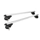 Universal Car Roof Rack Cross Bars Aluminium Silver Adjustable 108cm Racks