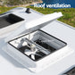 Caravan Roof Vent Fan Air Exhaust Hatch 12V RV Motorhome Camper White