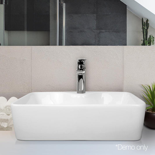48x38x13.5cm Ceramic Rectangle Sink Bowl - White