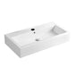 Rectangular Ceramic Basin Bathroom Wash Counter Top Hand Wash Bowl Sink Vanity Above Basins