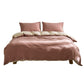 DOUBLE Quilt Cover Set Cotton Duvet - Red Beige