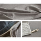 Double Cosy Club Cotton Bed Sheets Set Navy Grey Cover