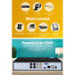 CCTV Security System 4CH DVR 2 Cameras 2TB Hard Drive
