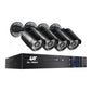 CCTV Security System 4CH DVR 4 Cameras 1080p