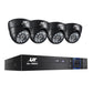 CCTV Security System 8CH DVR 4 Cameras 1080p