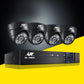 CCTV Security System 8CH DVR 4 Cameras 1080p