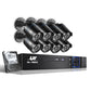 CCTV Security System 8CH DVR 8 Cameras 2TB Hard Drive