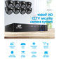 CCTV Security System 8CH DVR 8 Cameras 1080p