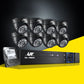 CCTV Security System 8CH DVR 8 Cameras 2TB Hard Drive