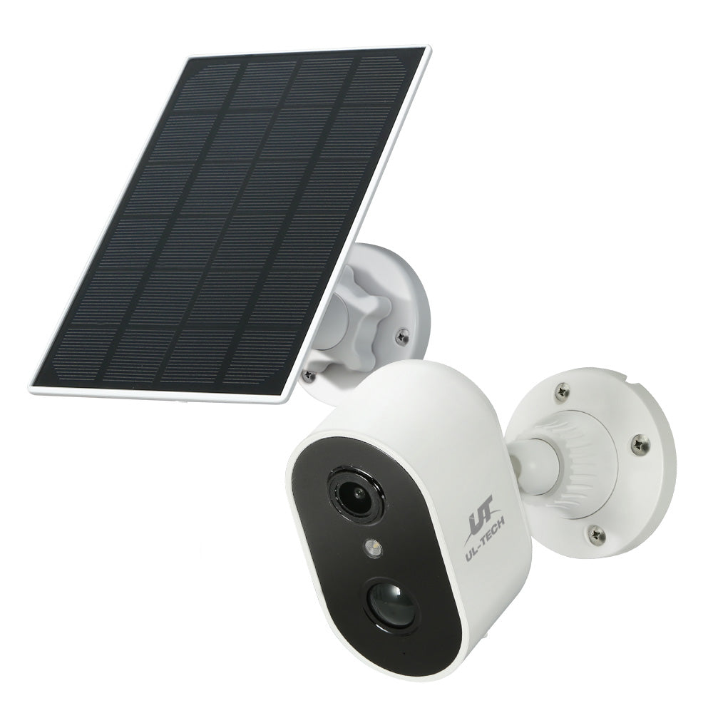 1080P Wireless Security IP Camera Rechargeable Outdoor CCTV Solar Panel