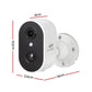 1080P Wireless Security IP Camera Rechargeable Outdoor CCTV Solar Panel