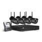 Wireless CCTV Security System 8CH NVR 3MP 4 Bullet Cameras 2TB