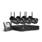 Wireless CCTV Security System 8CH NVR 3MP 4 Bullet Cameras 1TB