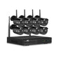 Set of 8 3mp 8CH Wireless Security Camera NVR Video