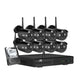 Wireless CCTV Security System 8CH NVR 3MP 8 Bullet Cameras 4TB