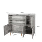 Alaric Wooden Buffet Sideboard Storage Cabinet Cupboard Hallway - Grey