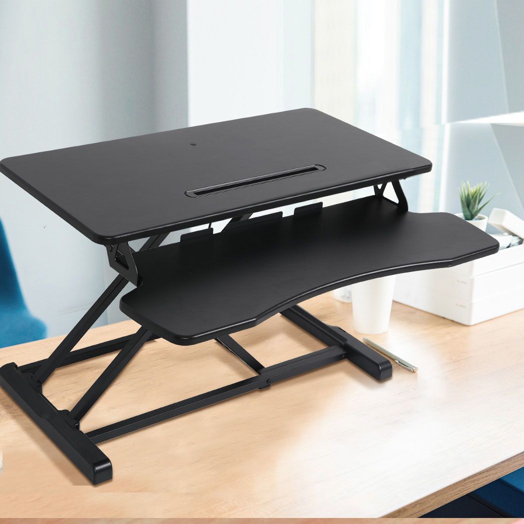 Adjustable Standing Office Desk Riser Height Sit Stand Shelf Computer