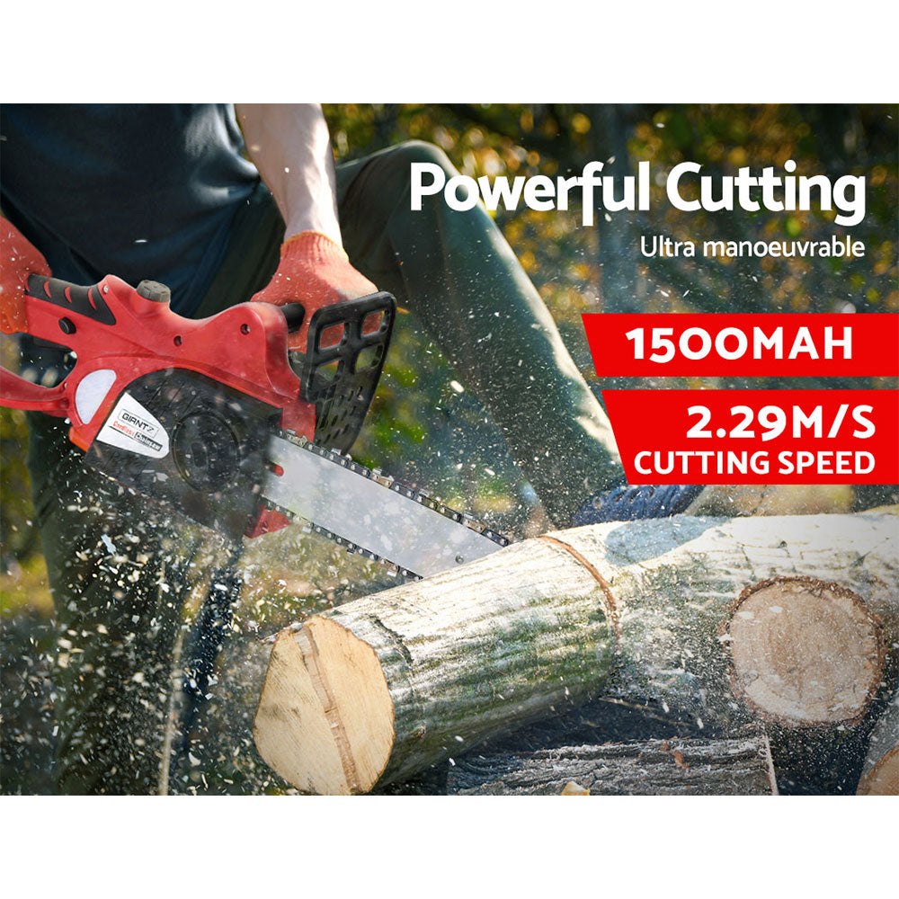 Chainsaw 10" 20V Cordless Saw Electric Battery Rechargeable