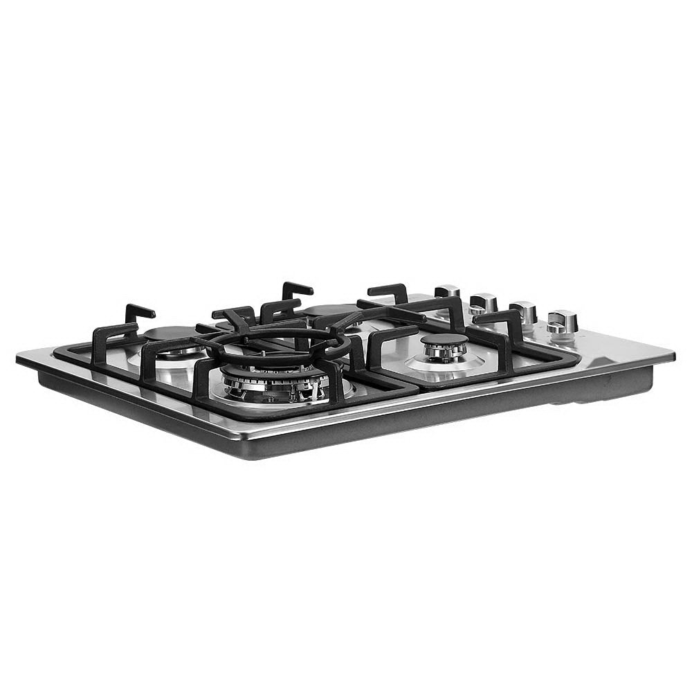 Gas Cooktop 60cm Stove Hob Silver