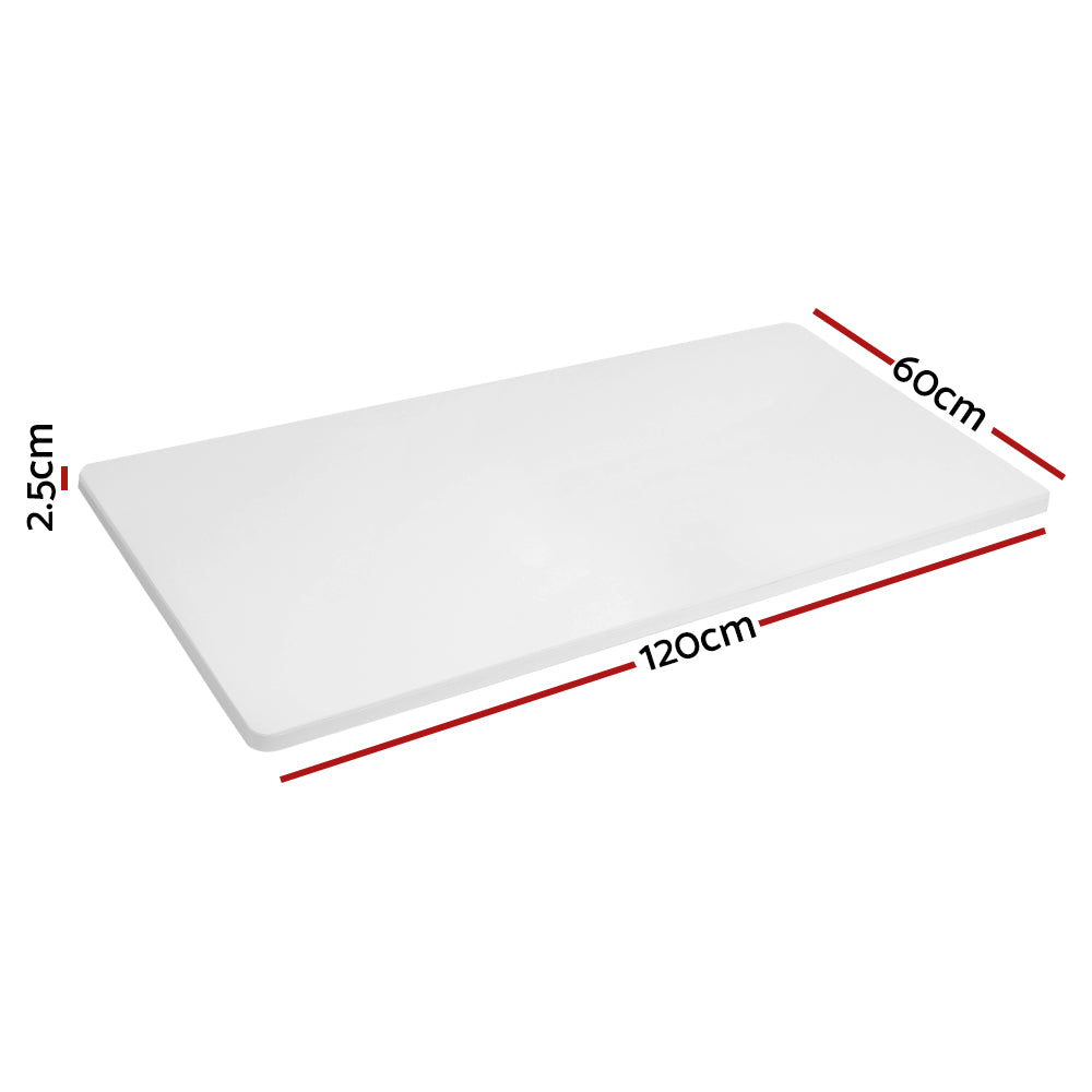 Artiss Standing Desk Top White 120cm