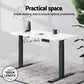 Motorised Standing Desk Desktop Electric Sit Stand Table White