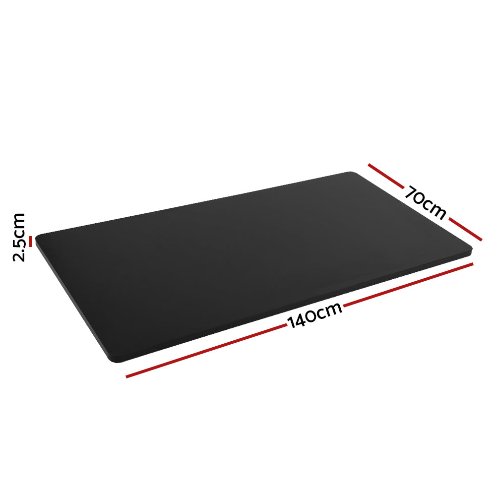 Artiss Standing Desk Top Black 140cm