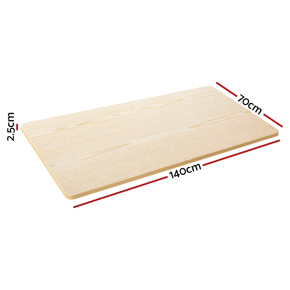 Artiss Standing Desk Top White Oak 140cm