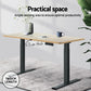 Standing Desk Desktop Motorised Electric Sit Stand Table White Oak