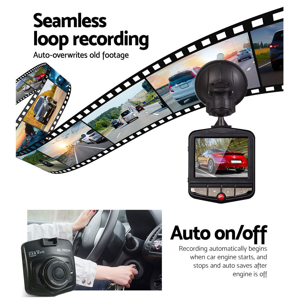 Dash Camera 1080P 2.4" Front View, Dash Camera 1080P 2.4" Front View Cam Car Video Recorder Night Vision