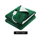 Wendy Throw Soft Blanket Electric Throw Rug Heated Blanket Double Sided - Green