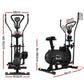 Everfit Exercise Bike 6 in 1 Elliptical Cross Trainer Home Gym Indoor Cardio