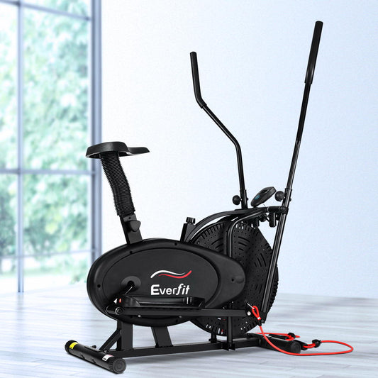 Exercise Bike 4 in 1 Elliptical Cross Trainer Home Gym Indoor Cardio