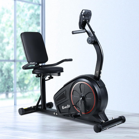 Exercise Bike Magnetic Recumbent Indoor Cycling Home Gym Cardio 8 Level