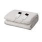 Wendell Electric Soft Blanket Queen Size Fleece - White