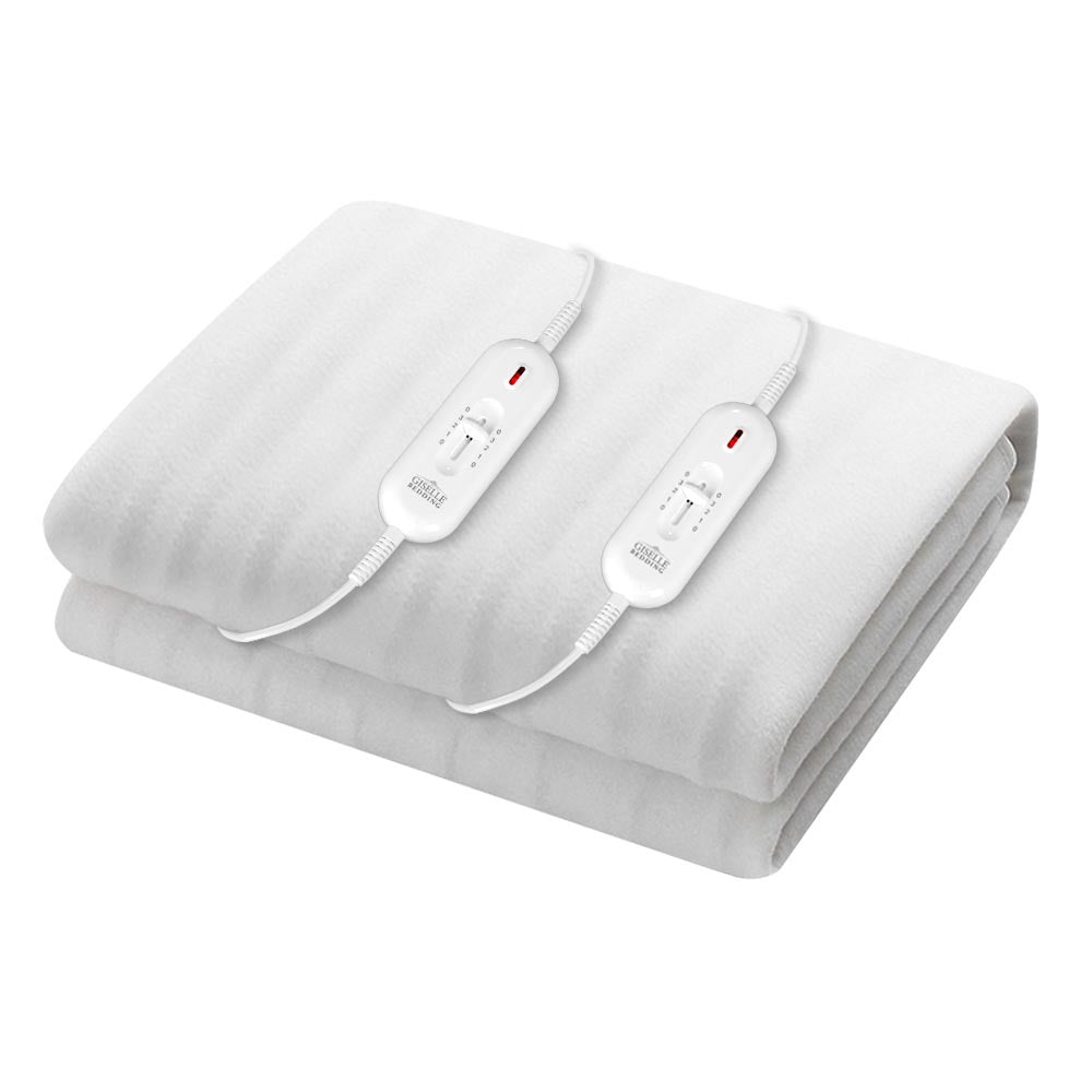 Wilmer Electric Soft Blanket Double Size Polyester - White
