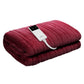 Watson Electric Throw Soft Blanket - Burgundy