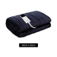 Watson Electric Throw Soft Blanket Heated Rug Fleece Snuggle Washable - Charcoal