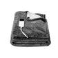 Watson Electric Throw Soft Blanket Rug Heated Washable Snuggle Flannel Winter - Grey